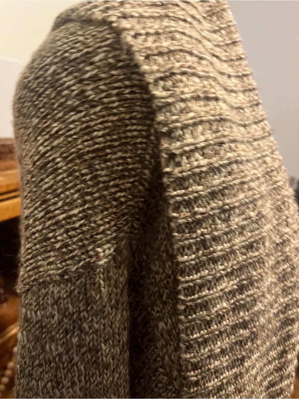 Room 34 Small Marled Knit Long Open-Front Cardigan - Picture 10 of 10
